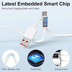 CARIBATTERIA DA 33W XIAOMI VELOCE BHR9956EU USB-A + CAVO TYPE-C WHITE, PER SMARTPHONE E TABLET