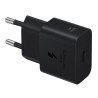 CARICABATTERIE VELOCE DA 25W SAMSUNG EP-T2510NBE FC USB-C BLACK, FAST CHARGING PER SMARTPHONE E TABLET