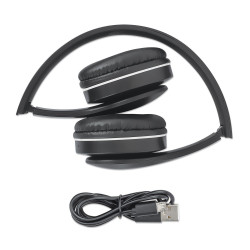 CUFFIA WIRELESS BLUETOOTH OVER-EAR V5.0 MANHATTAN, CUFFIE SENZA FILI, RICARICABILE