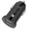 MINI CARICATORE DA AUTO 2 PORTE USB-A 24W-4.8A TECHLY NERO