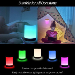 LAMPADA USB SMART TOUCH 5 COLORI SELEZIONABILI REGOLAZIONE INTENSITA