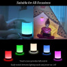 LAMPADA USB SMART TOUCH 5 COLORI SELEZIONABILI REGOLAZIONE INTENSITA