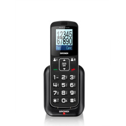 BRONDI AMICO HOME BLACK, TELEFONO PER ANZIANI, TASTI GRANDI