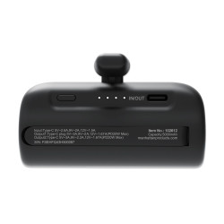 POWER BANK PD 5000 MAH CON PRESA USB-C INTEGRATA 20W NERO