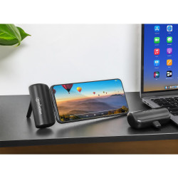 POWER BANK PD 5000 MAH CON PRESA USB-C INTEGRATA 20W NERO