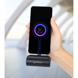 POWER BANK PD 5000 MAH CON PRESA USB-C INTEGRATA 20W NERO